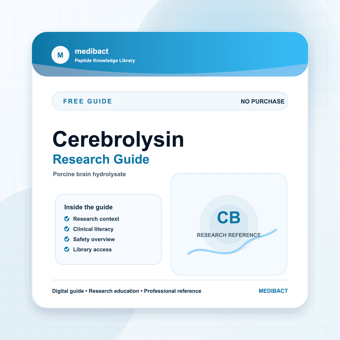 Cerebrolysin Peptide Guide — Standard Access