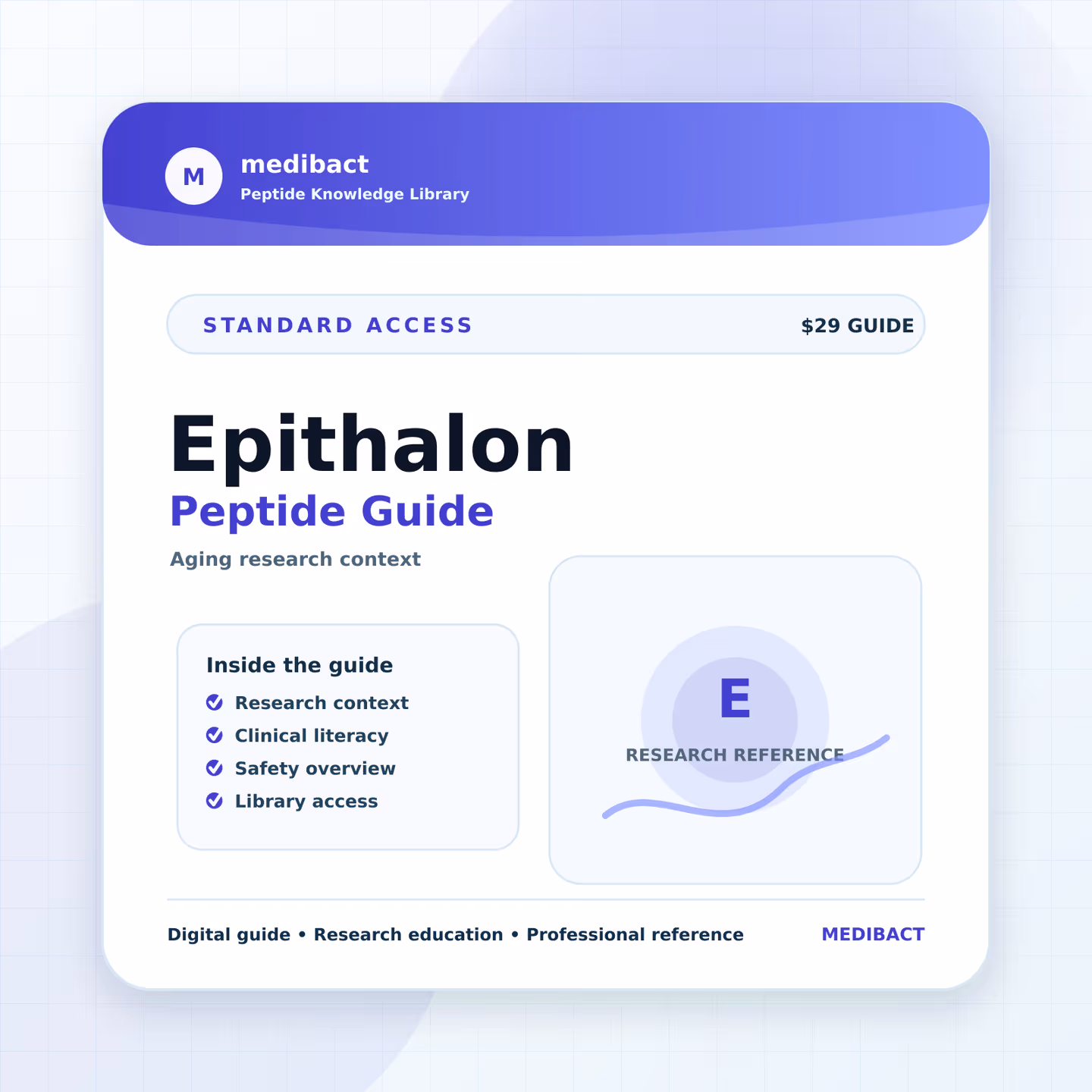 Epithalon Peptide Guide