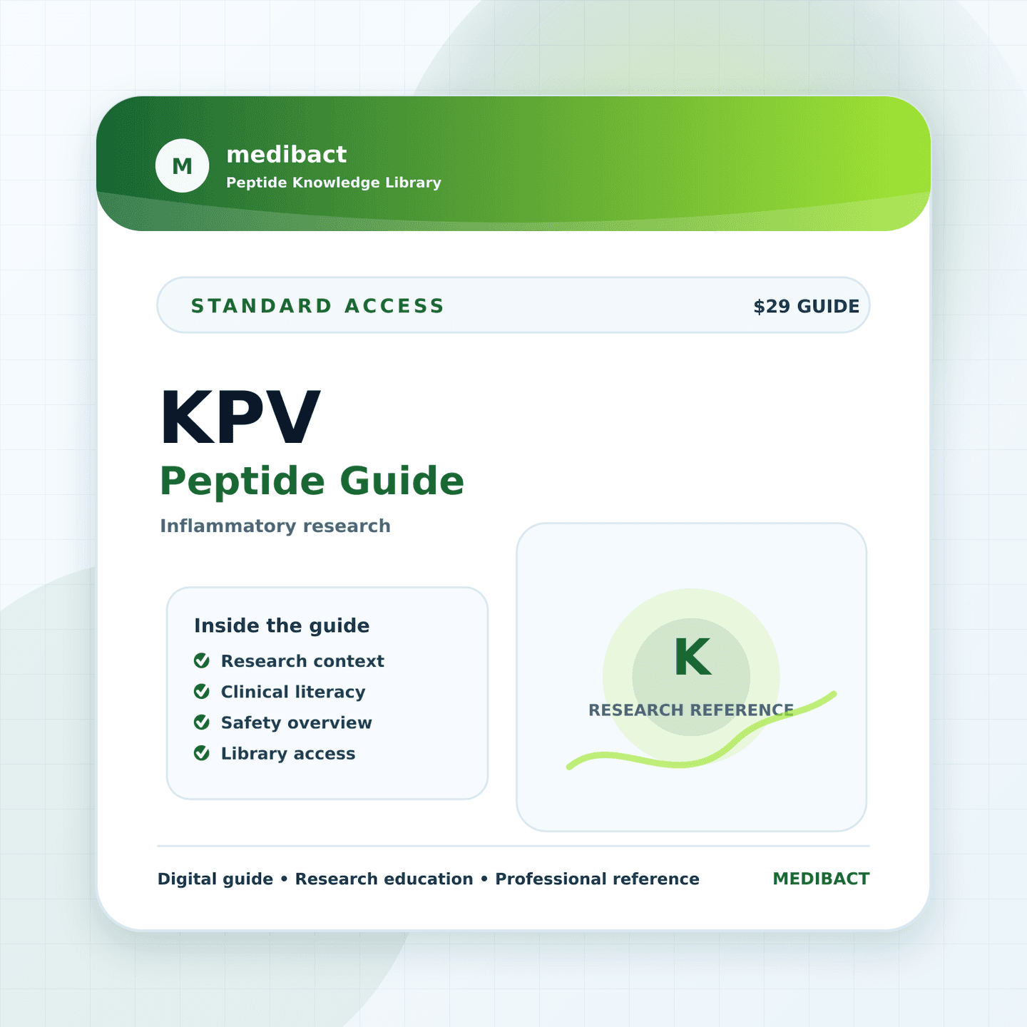KPV Peptide Guide