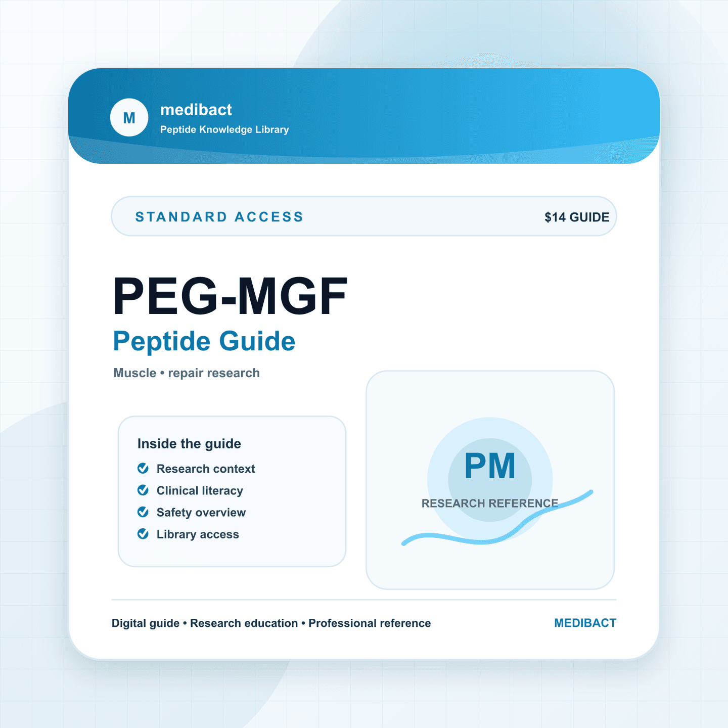 PEG-MGF Peptide Guide — Standard Access