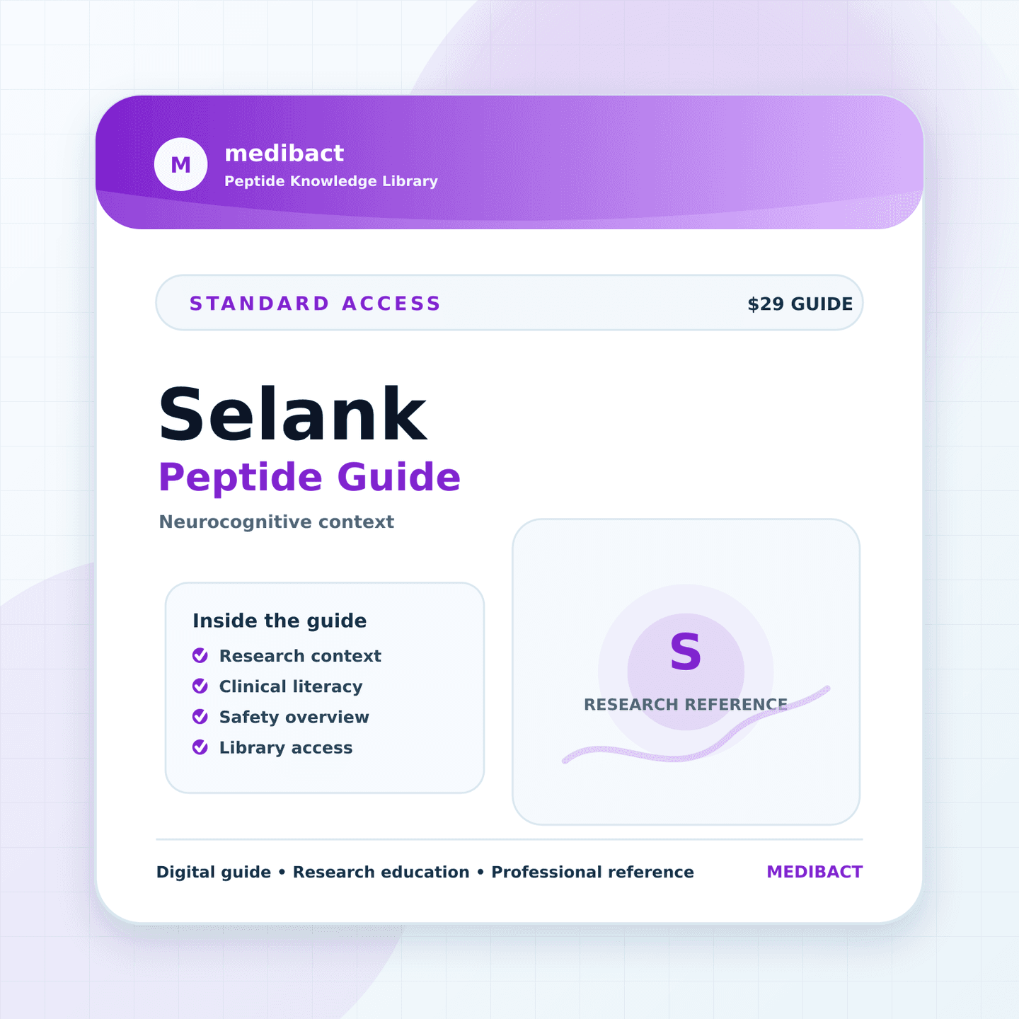 Selank Peptide Guide
