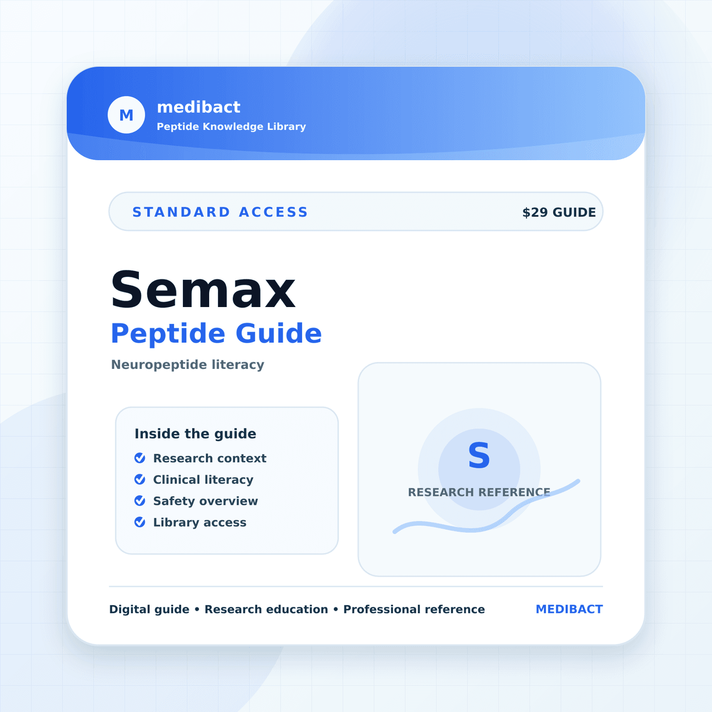 Semax Peptide Guide