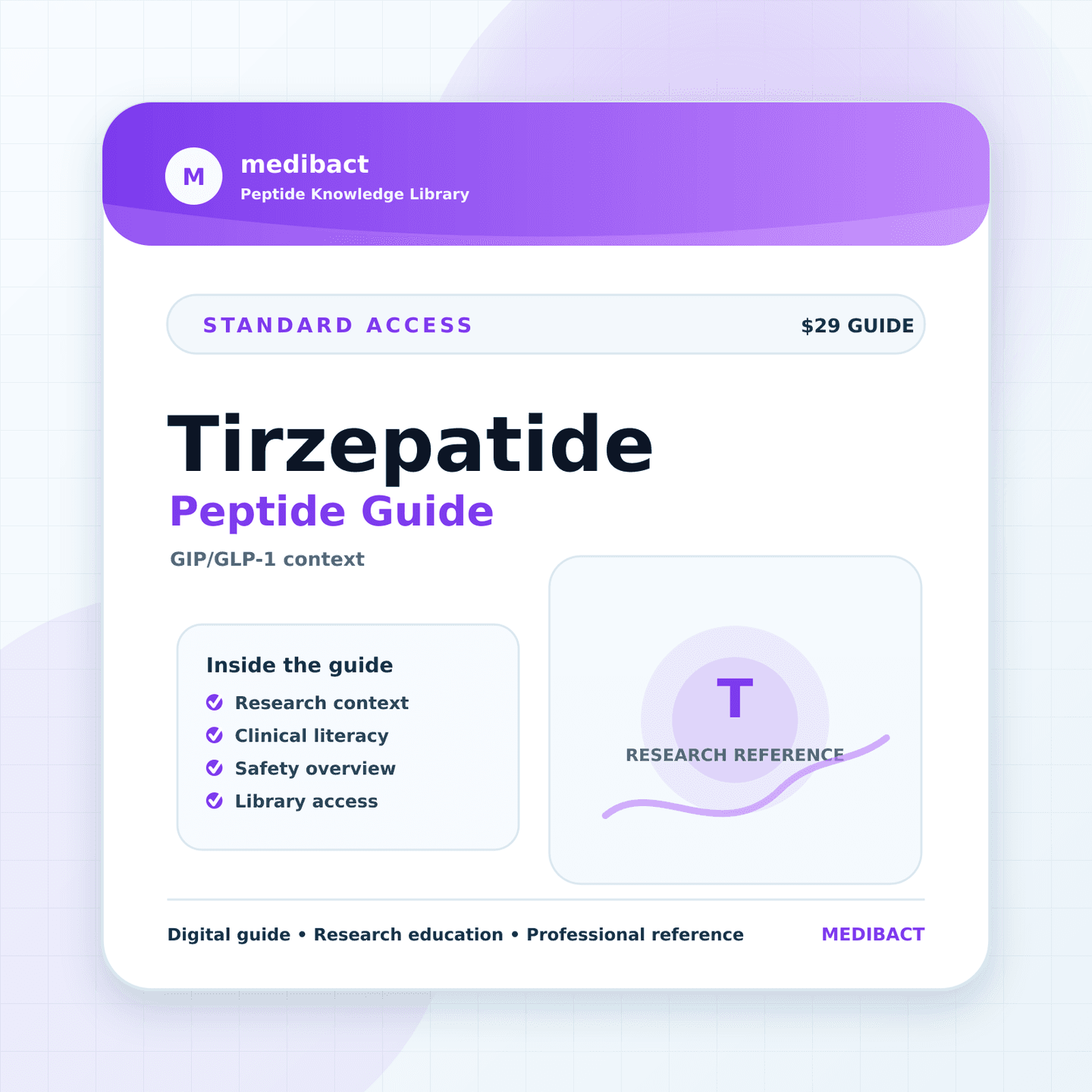 Tirzepatide Peptide Guide